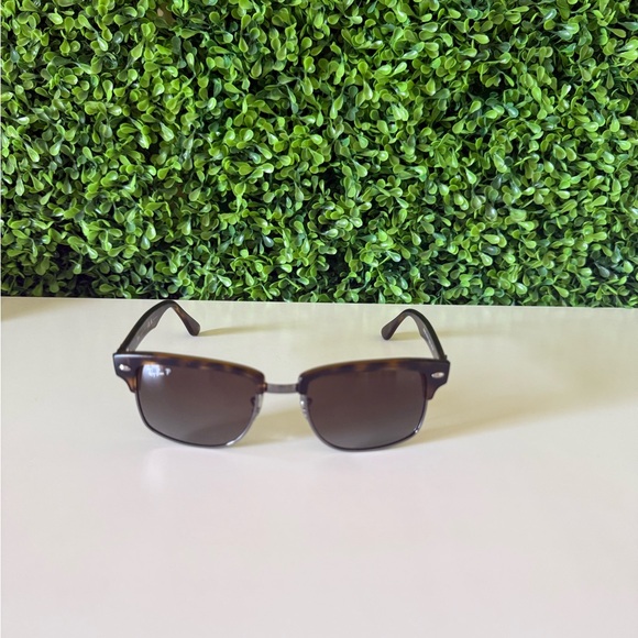 Ray-Ban 52mm Polarized Square Clubmaster Sunglasses - Picture 4 of 11